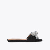 kensington bow flat sandal