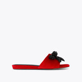 kensington bow flat sandal
