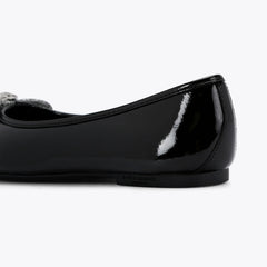 junior mini eagle bow ballet flat