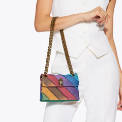 mini denim kensington bag