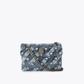 mini denim kensington bag