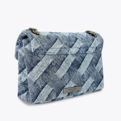 mini denim kensington bag