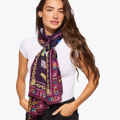 printed scarf