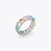 rainbow crystal ring