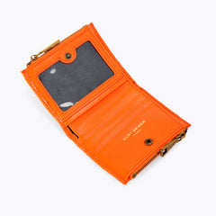 mini puff leather purse