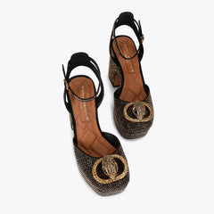 chelsea closed platform heel