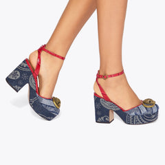 chelsea closed platform heel