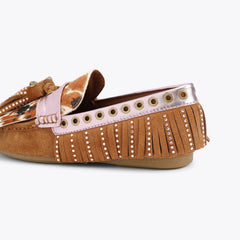 tassel fringe moccasin