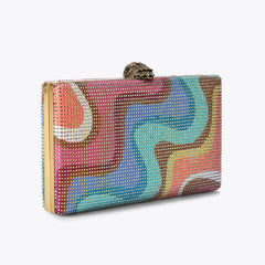 crystal kensington clutch bag