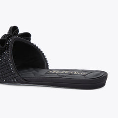 kensington bow flat sandal