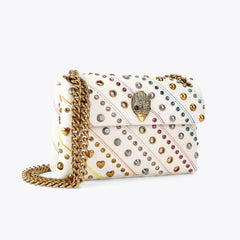 mini leather kensington bag