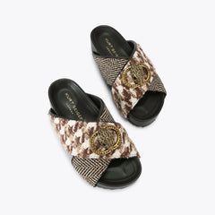 chelsea cross strap sandal