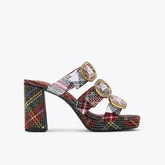 mayfair platform mule heel