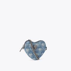 micro heart cross body bag