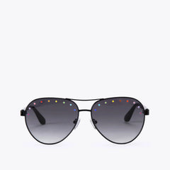 shoredich aviator gem sunglasses