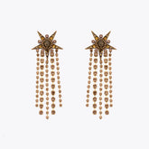 large star earrings
