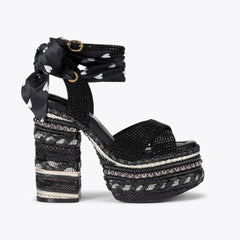 chelsea scarf platform heel