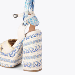 chelsea scarf platform heel