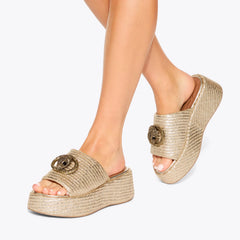 chelsea platform mule sandal