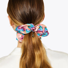 printed scrunchie