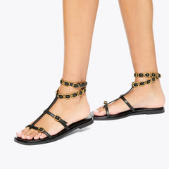 regent flat gladiator sandal