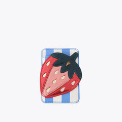 strawberry phone card wallet