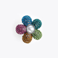 rainbow flower ring