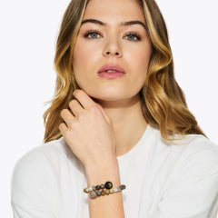 pave bubble bracelet