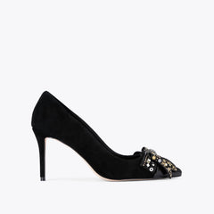 belgravia stud bow heel
