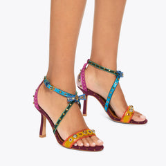 mini bow eyelet heel