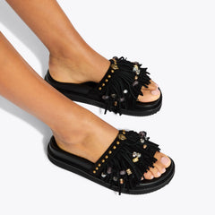 kensington fringe sandal