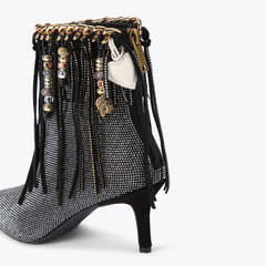fringe bead boot