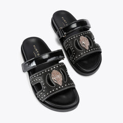 eagle stud cut out sandal