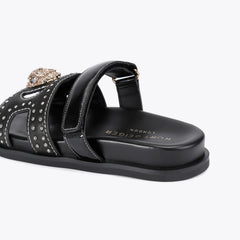 eagle stud cut out sandal