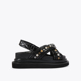 orson cross scallop sandal