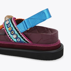 orson cross scallop sandal