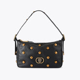 soft chelsea stud shoulder bag