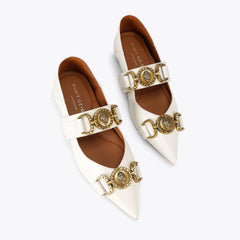 mansion point slip on flat