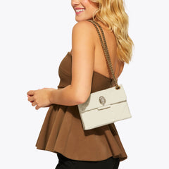 mini leather kensington bag