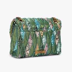 mini sequin kensington bag