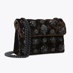 mini velvet kensington bag