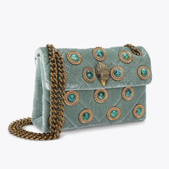 mini velvet kensington bag