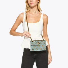 mini velvet kensington bag