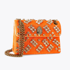 mini velvet kensington bag
