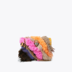 mini faux fur kensington bag