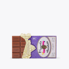 chocolate clutch bag