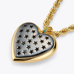 xl heart necklace