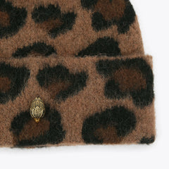 leopard beanie