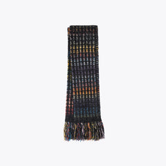 lurex knit scarf