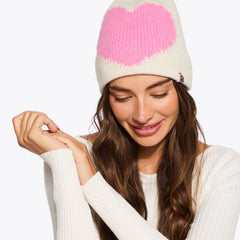 intasia heart beanie